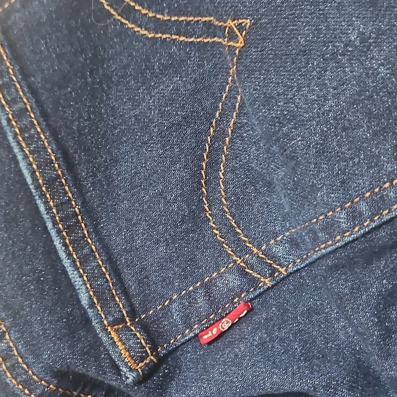 Levi's Distressed Blue Jeans Ribcage straight ankle 29×27 - Picture 5 of 5